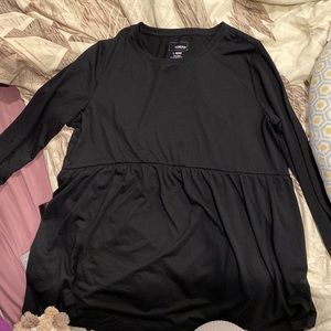 Maternity Sonoma shirt / top. Long sleeves. Black. Large. Brand new with tags.
